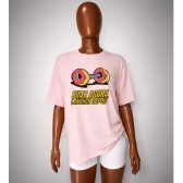 Camiseta estampada - Rosquinha - Rosa BB