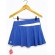 Saia Esportiva com Short Interno e detalhe em faixa branco. - Azul
