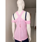 Blusa Det. Ombro - Rosa BB