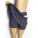 Saia Esportiva com Short Interno e detalhe em faixa branco. - Cinza
