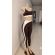 Conjunto top esportivo e legging de cintura alta - Marrom Escuro