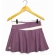 Saia Esportiva com Short Interno e detalhe em faixa branco. - Malva